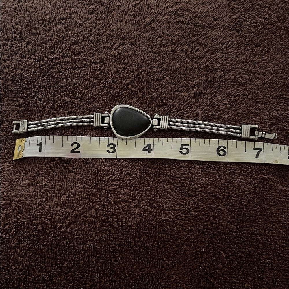 Paparazzi black stone urban bracelet